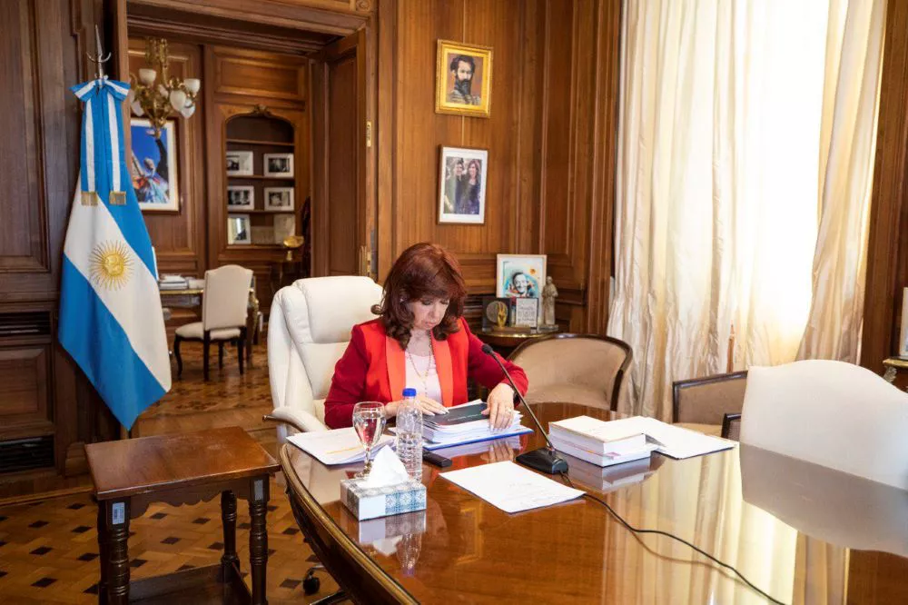 Cristina Fernández by Twitter