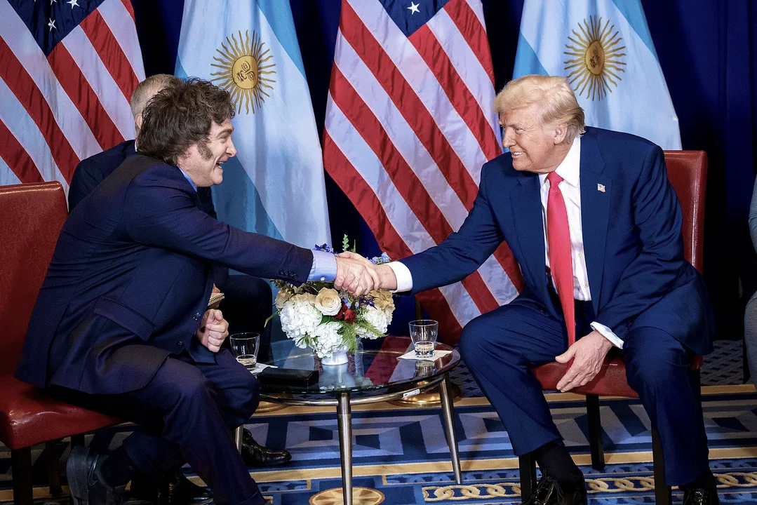 Milei y Trump by na