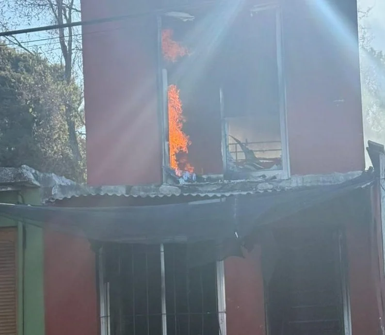 incendio secuestro by policía