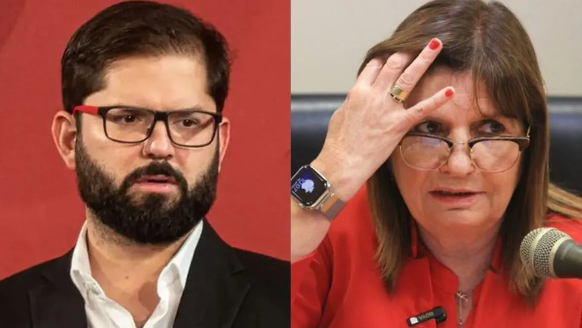 Boric y Bullrich gentileza RT