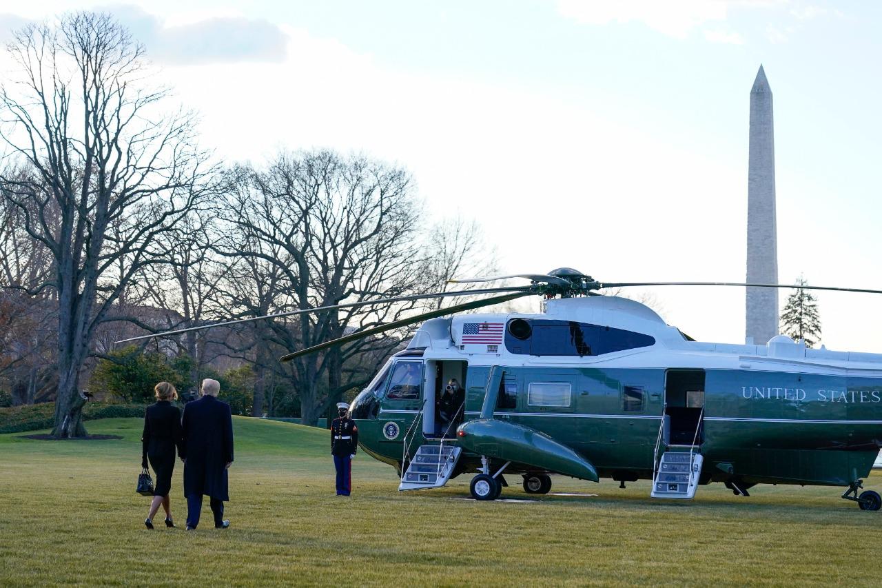Trump deja la Casa Blanca by @CGTNOfficial
