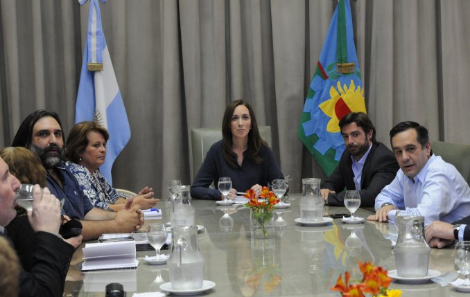 Vidal y docentes Buenos Aires