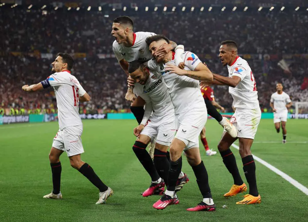 Sevilla vs Roma by NA REUTERS