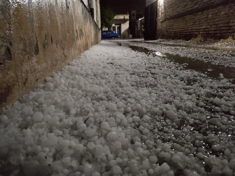 granizo en berrotaran @MeteoMat