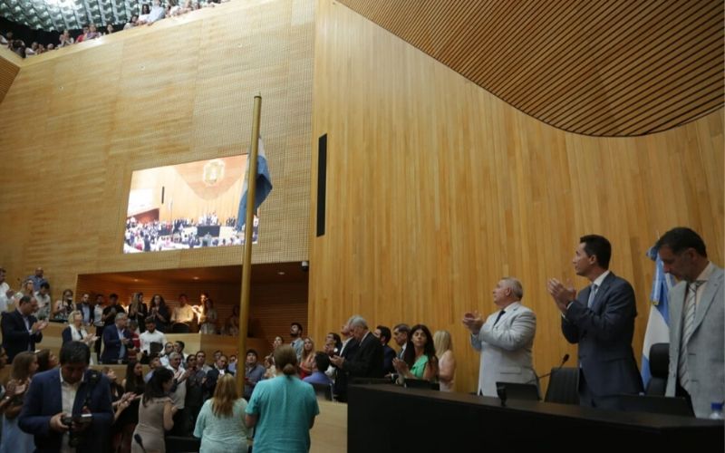 Calvo Presidiendo sesión legislativa