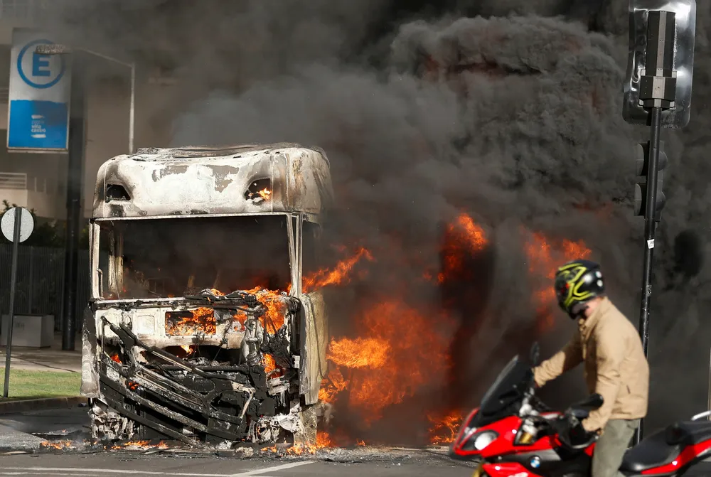 incendio en chile