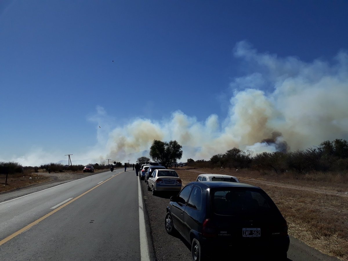 Incendio Capilla del monte
