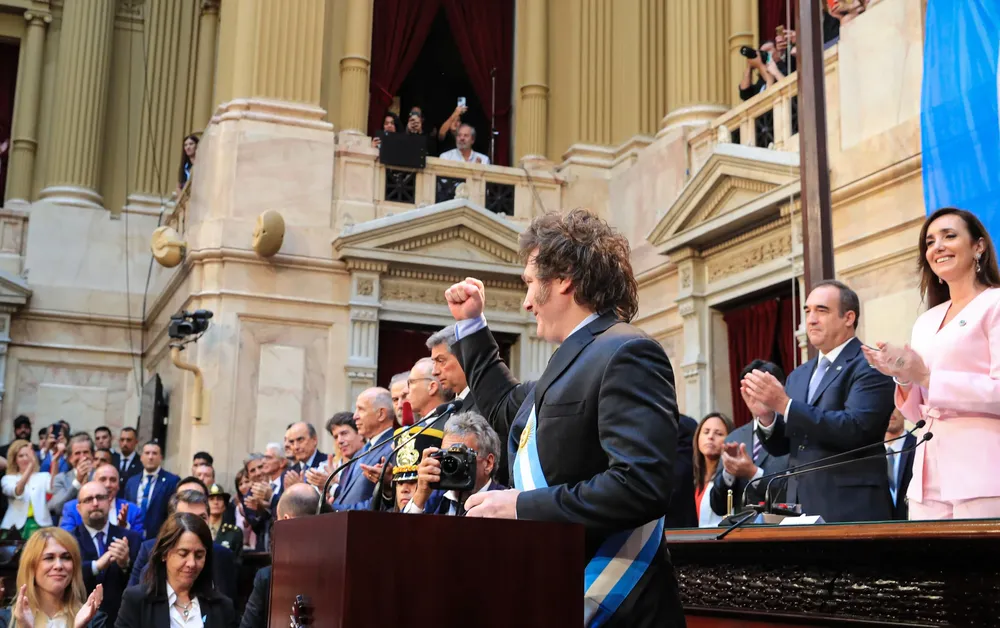 Javier Milei en la Asamblea Legislativa (NA)