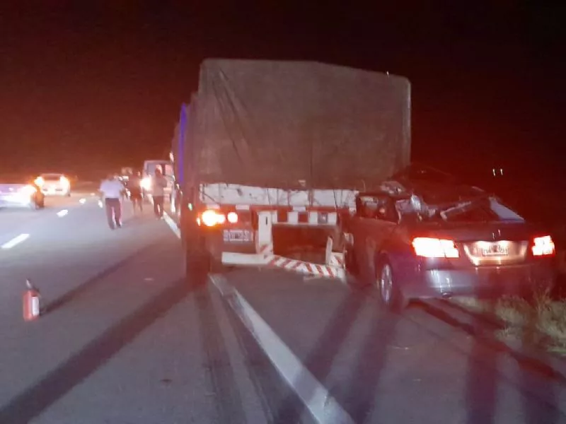 Accidente en Ruta 19, a la altura de El Fuertecito (La Voz de San Justo)