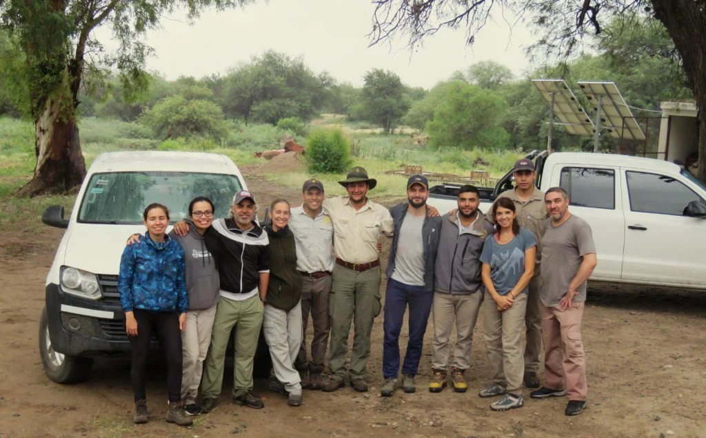 Parte del equipo de trabajo que halló el Apnoctomy conicetorum (Conicet)