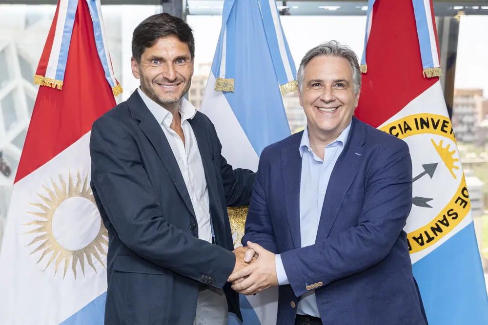 Maximiliano Pullaro y Martín Llaryora (x de Maximiliano Pullaro)