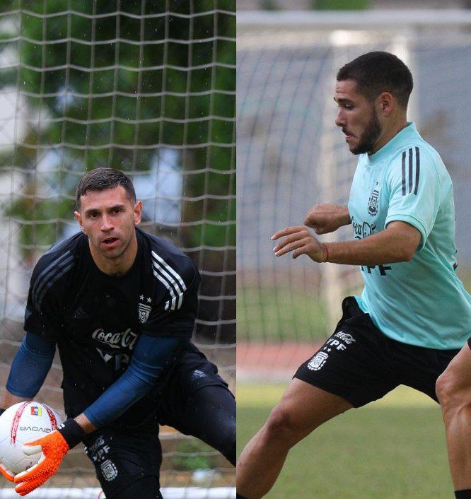 Dibu y Buendía by Twitter Selección