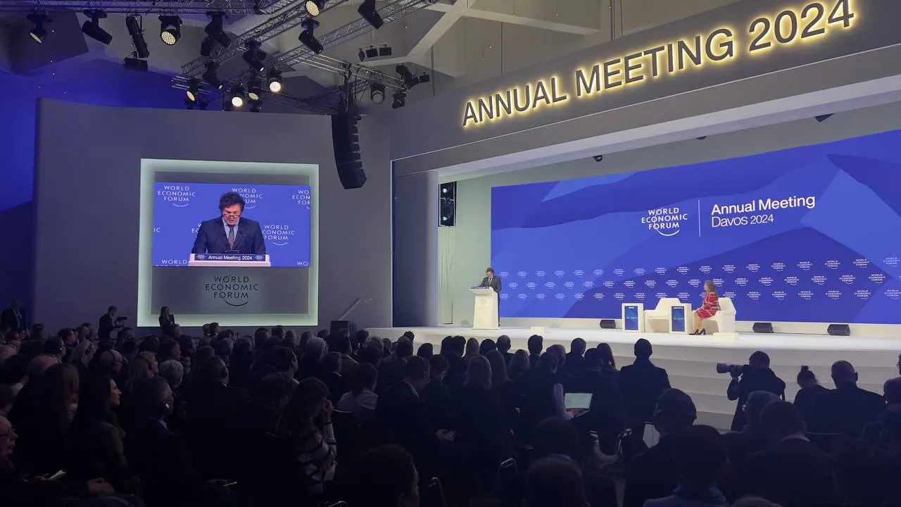 milei en davos