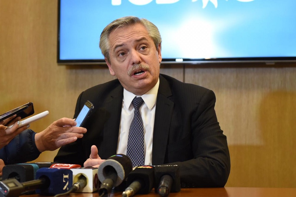 Alberto Fernández prensa Alberto Fernández