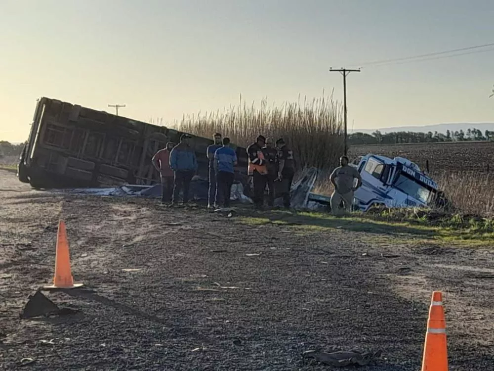 Accidente ex intendente Achiras Foto gentileza Region Net